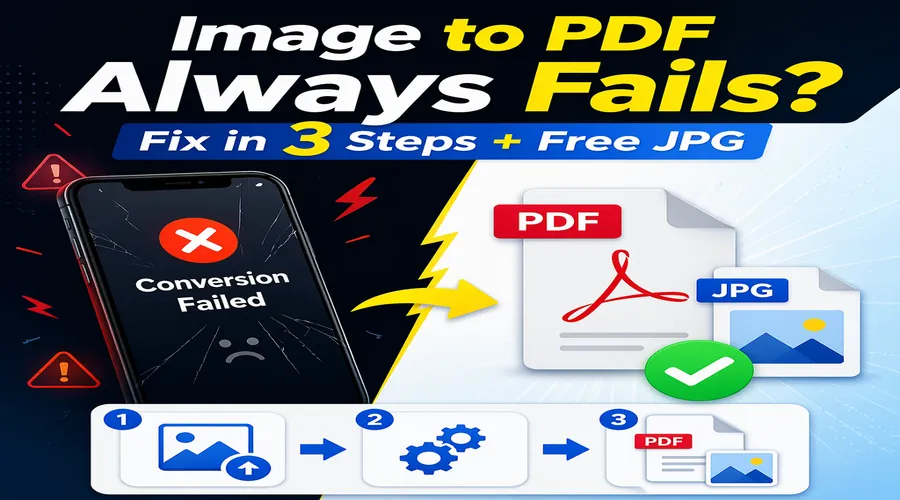 图片转 PDF 总失败?3 步搞定顺序和清晰度,附 PDF 转 JPG 免费方法