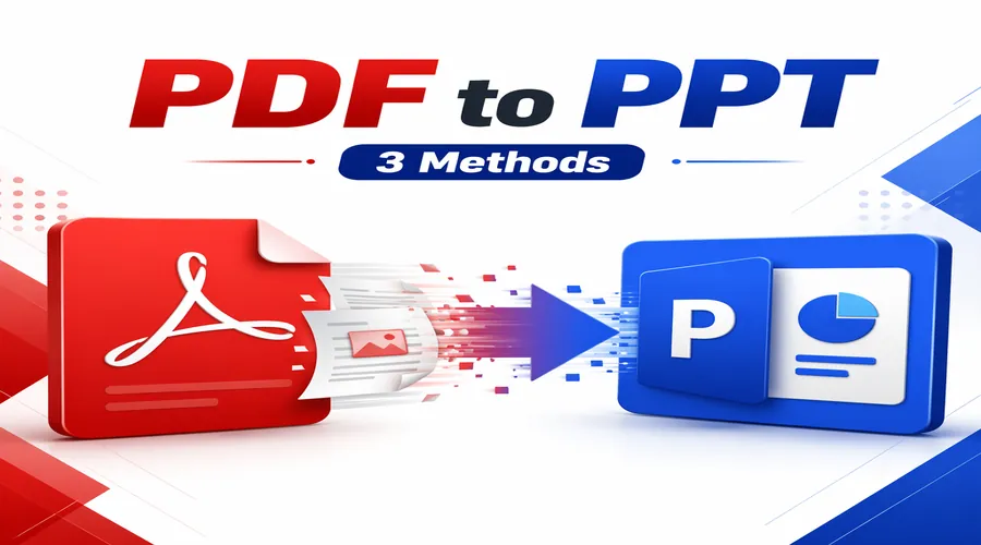 PDF怎么转换成PPT？先判断文件类型，再选这3种方法