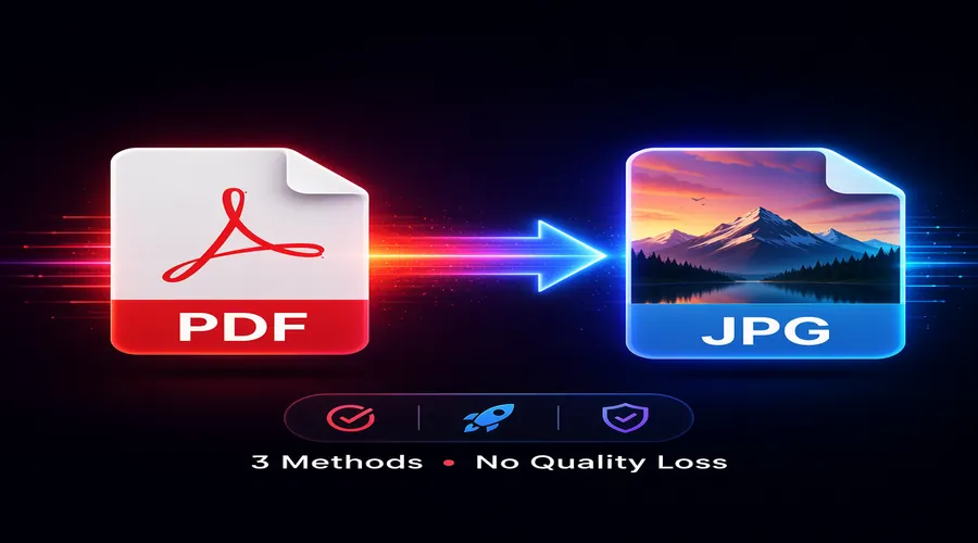 如何把PDF转换成JPG图片？3种方法教你清晰导出不压画质