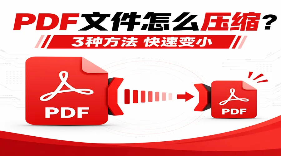 PDF文件怎么压缩?先分清类型,再用这3种方法快速变小