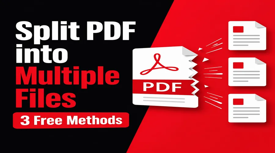 pdf文件怎么拆分为多个文件?3种免费又实用的PDF拆分方法