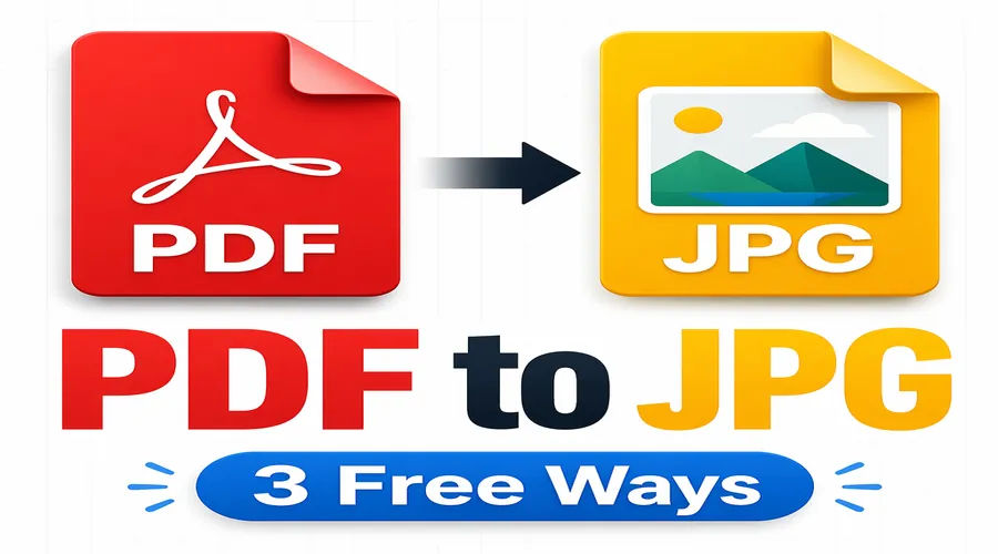 如何将PDF转成JPG图片?电脑和手机3种免费方法,顺手教你图片转PDF
