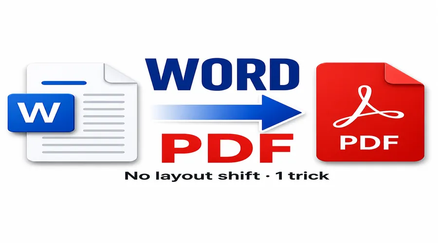 Word文档如何转换成PDF格式？3种常用方法讲清楚，排版更稳
