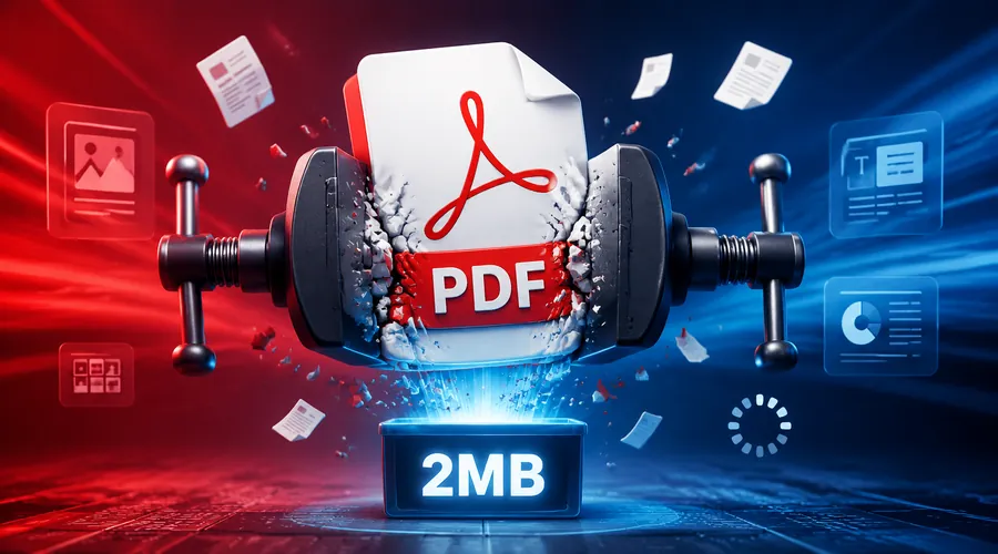 pdf文件压缩到2M以内，我压了几十次才摸清的极限压法