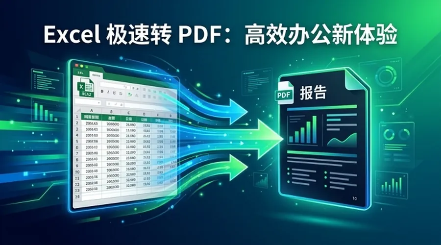 excel表格怎么转换成pdf？3招免费10秒出图