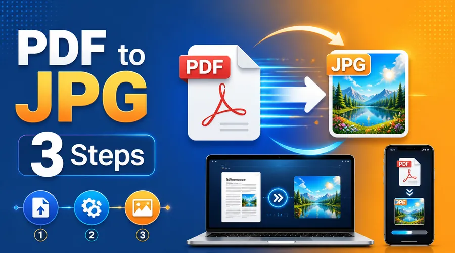 怎么把pdf转成jpg格式?3步搞定,手机电脑都能用