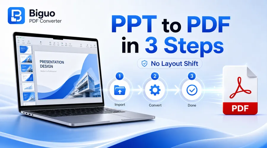 苹果PPT怎么转成PDF？Mac自带3步不乱版（附PDF转PPT方法）