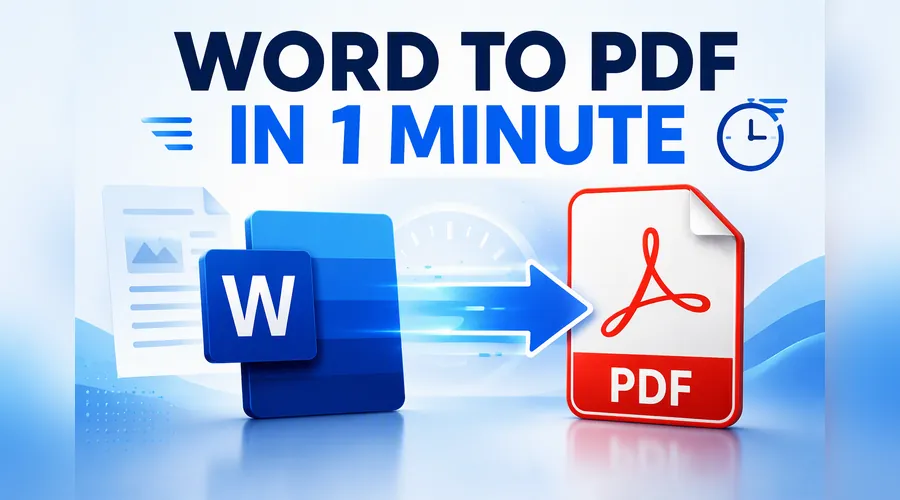 Word文档转PDF怎么转?4种常用方法,最快1分钟搞定