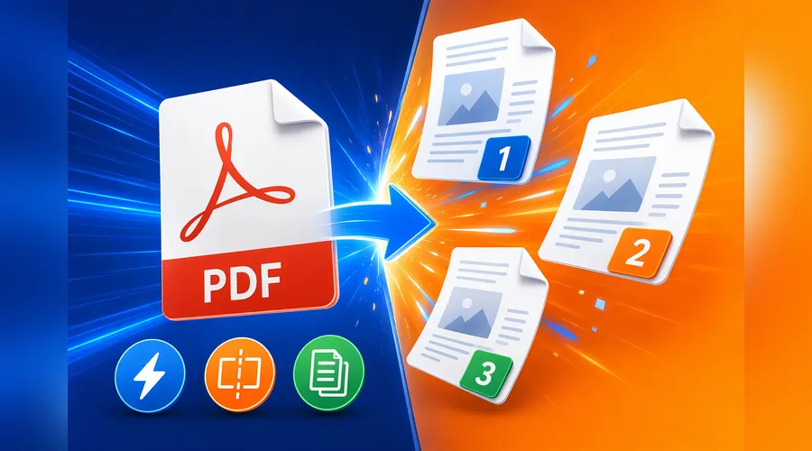 PDF页面拆分的方法:3种常用拆页方式,快速提取指定页或整份拆开