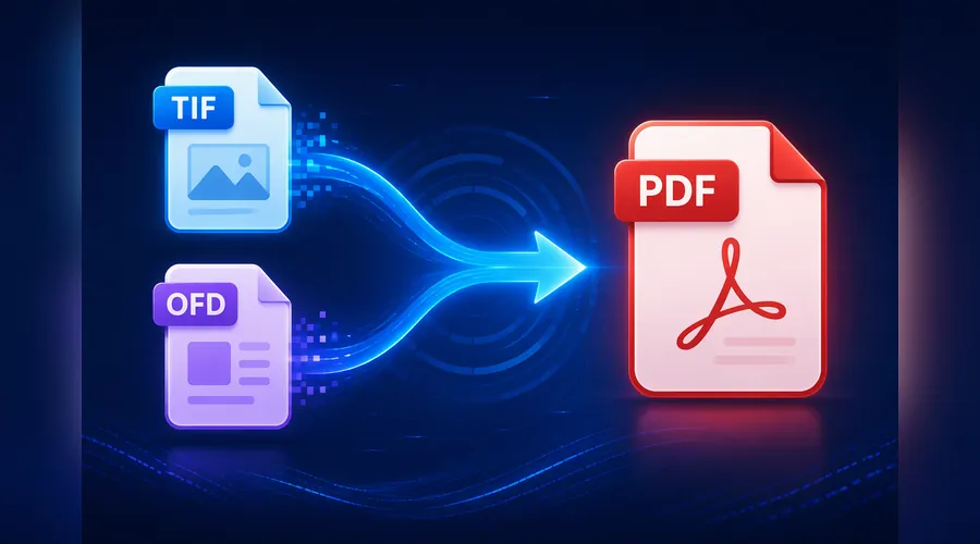 TIF转PDF总失败?3种稳妥办法,再教你顺手完成PDF转OFD