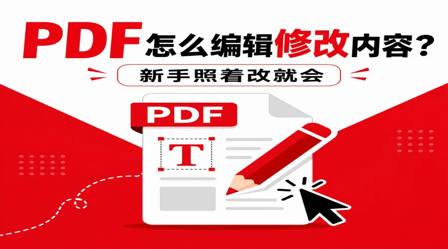 PDF怎么编辑修改内容?3种方法讲清楚,新手照着就会