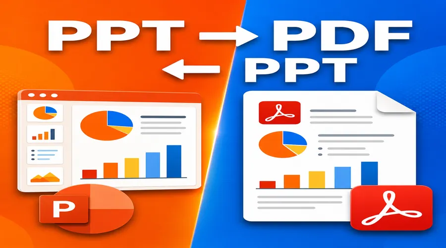 PPT怎么转成PDF?3种方法教你快速导出,并附PDF转回PPT技巧